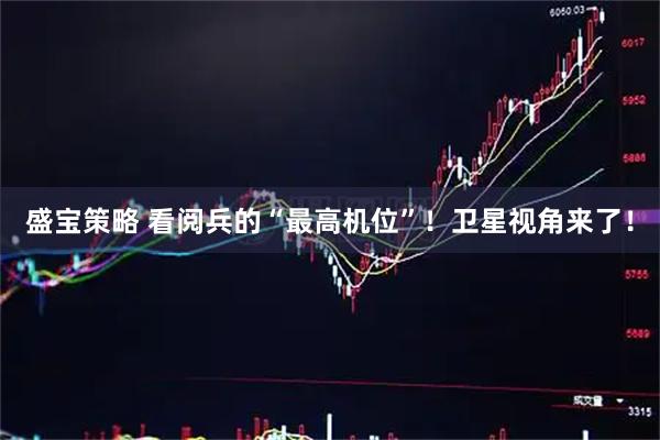 盛宝策略 看阅兵的“最高机位”！卫星视角来了！
